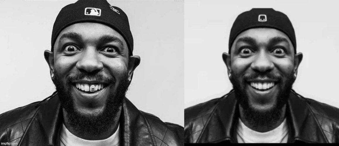 popular kendrick lamar image was mirrored | made w/ Imgflip meme maker