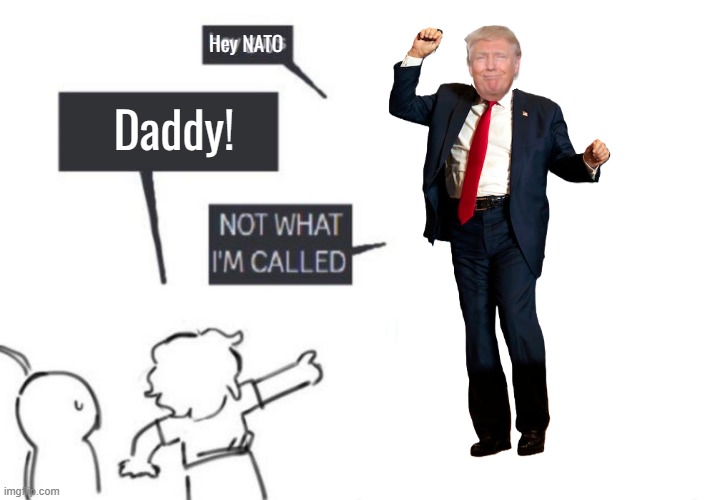 NATO Chief Mark Rutte calls Trump Daddy | Hey NATO; Daddy! | image tagged in hey guys - not what i'm called | made w/ Imgflip meme maker