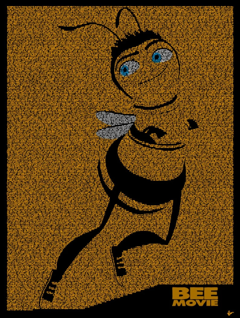 Le Bee Movie Script Blank Meme Template