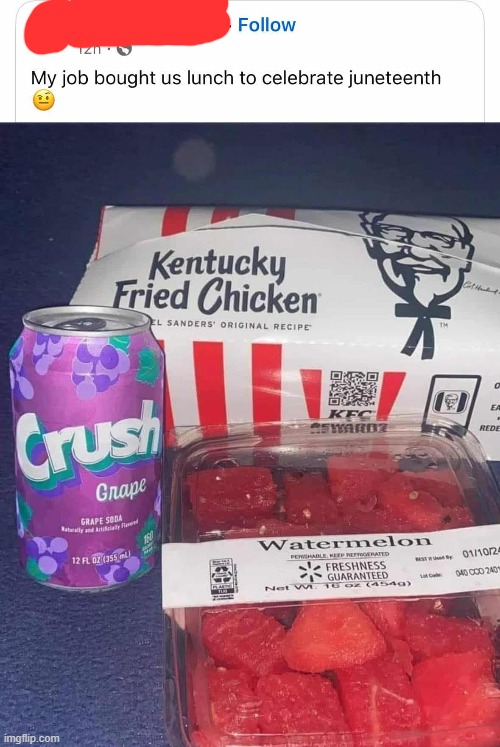 Please tell me this isn't real... | image tagged in repost,stereotypes,kfc | made w/ Imgflip meme maker