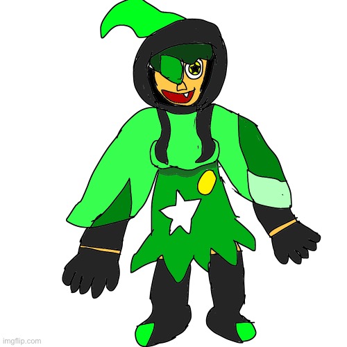 I made Ogerpon as a human | made w/ Imgflip meme maker