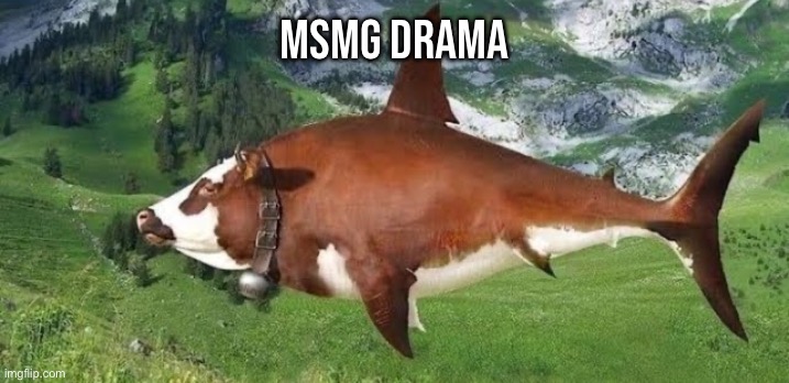 Cow Fish | MSMG DRAMA | image tagged in cow fish | made w/ Imgflip meme maker