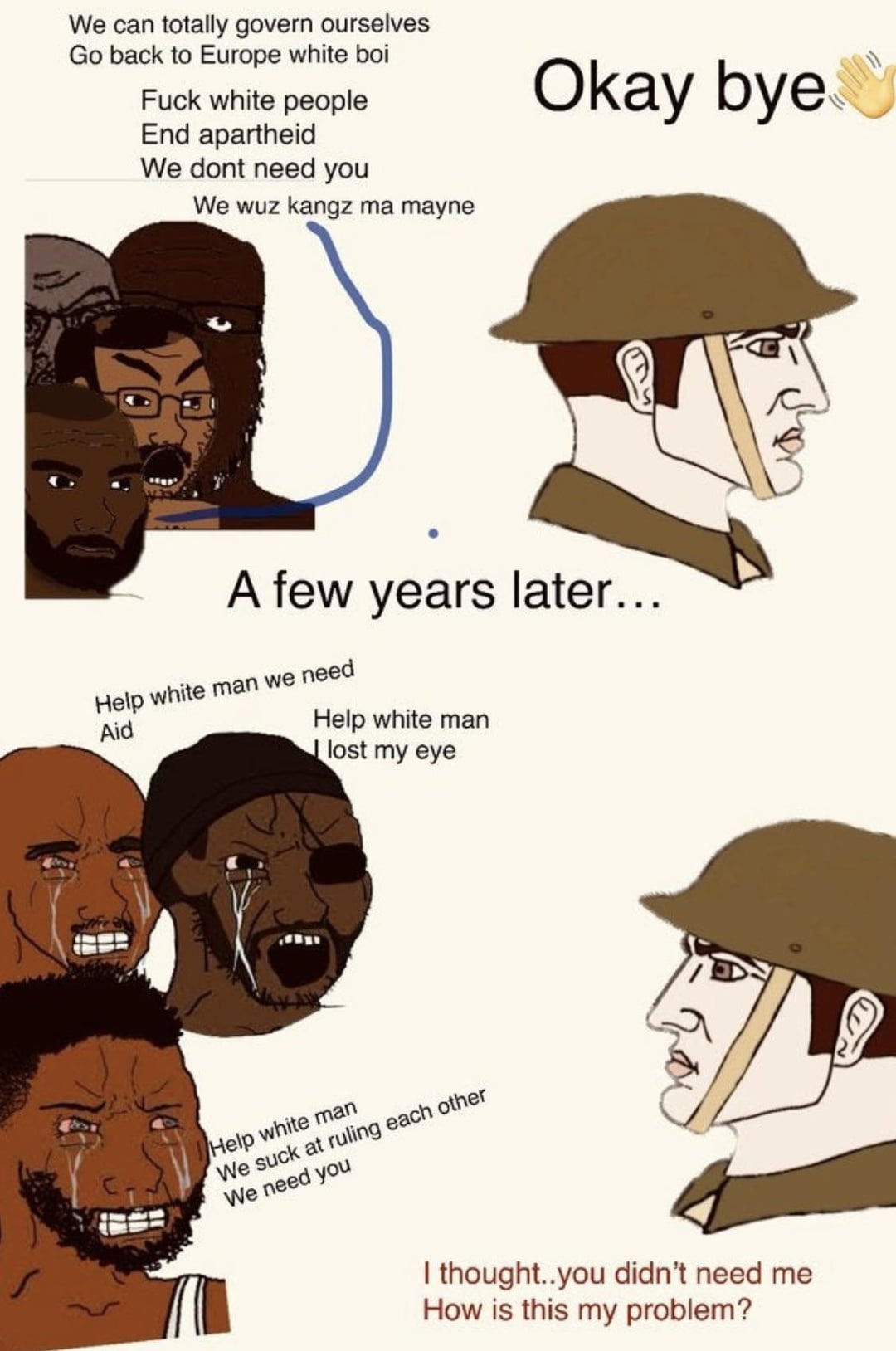 Explain the history behind this Blank Meme Template