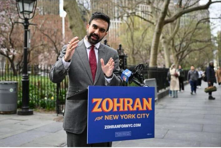 Zohran Mamdani Communist Blank Meme Template