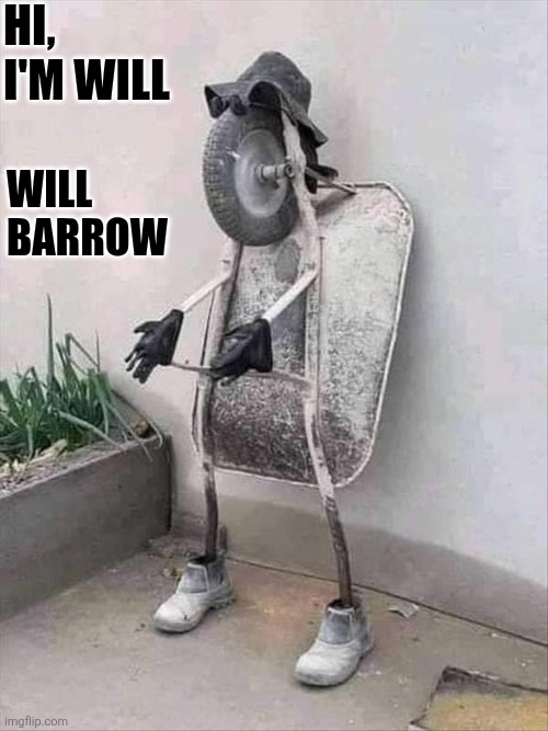 Hi, I'm Will Will Barrow | HI, I'M WILL; WILL BARROW | image tagged in chrisjoines1 | made w/ Imgflip meme maker