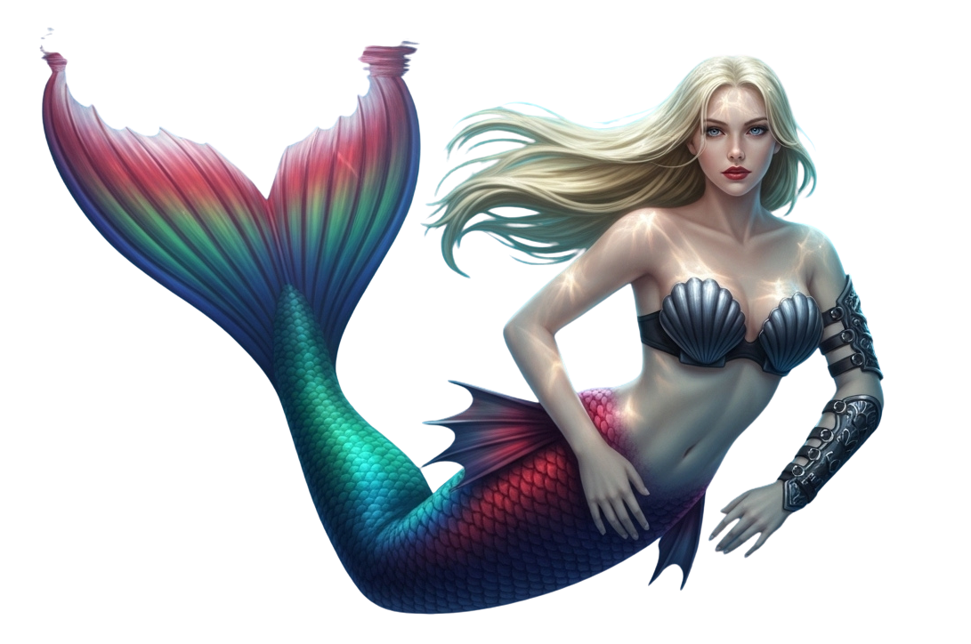 trish mermaid Blank Meme Template