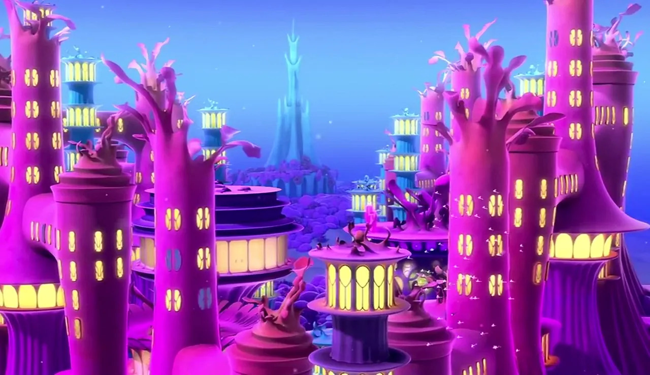 underwater city Blank Meme Template