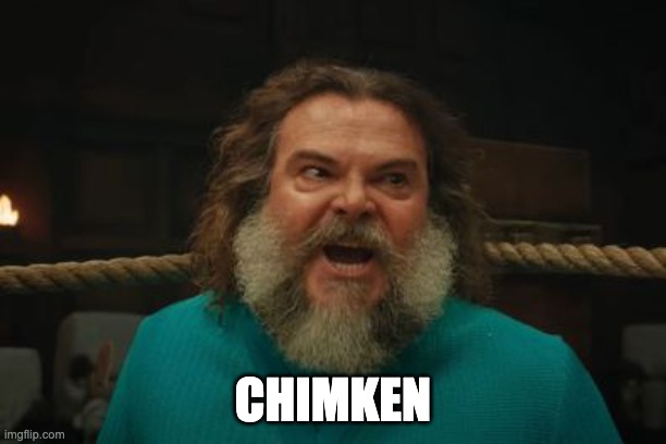 chicken jockey | CHIMKEN | image tagged in chicken jockey | made w/ Imgflip meme maker