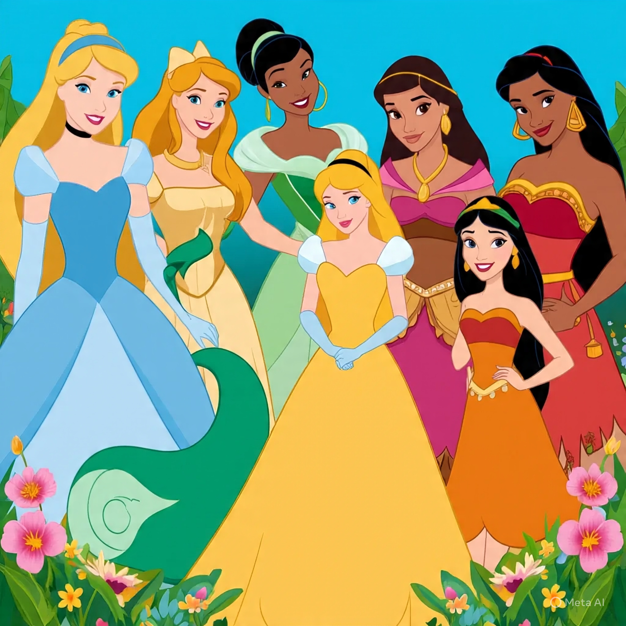 Super Hot Princesses Blank Meme Template