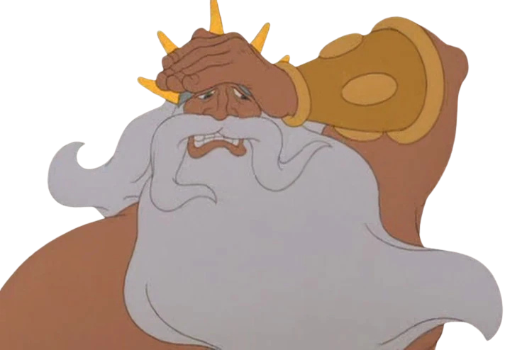 triton facepalm Blank Meme Template