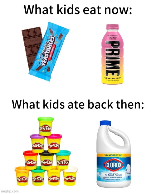 The good ol days | image tagged in memes,funny,then vs now,relatable,kids | made w/ Imgflip meme maker