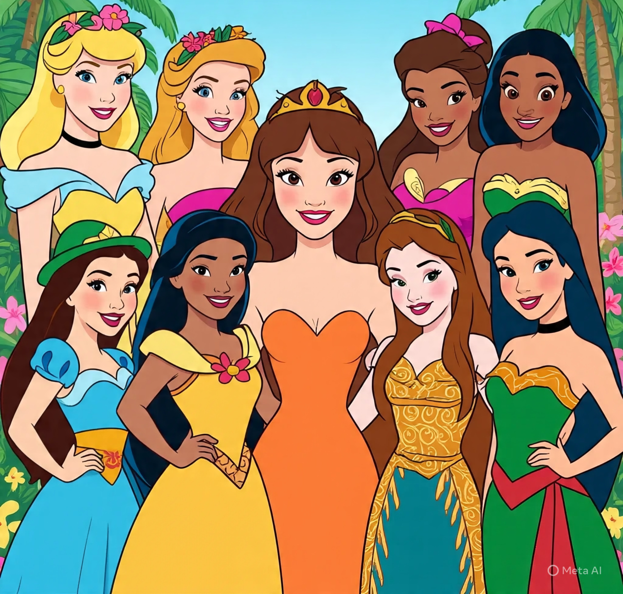 Disney Fairytale Princess Blank Meme Template