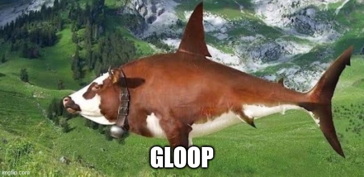 Cow Fish | GLOOP | image tagged in cow fish | made w/ Imgflip meme maker