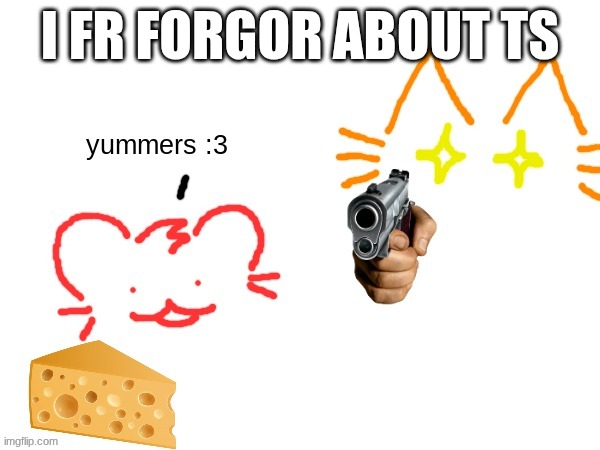 burgercat is NOT happy | I FR FORGOR ABOUT TS | image tagged in burgercat is not happy | made w/ Imgflip meme maker