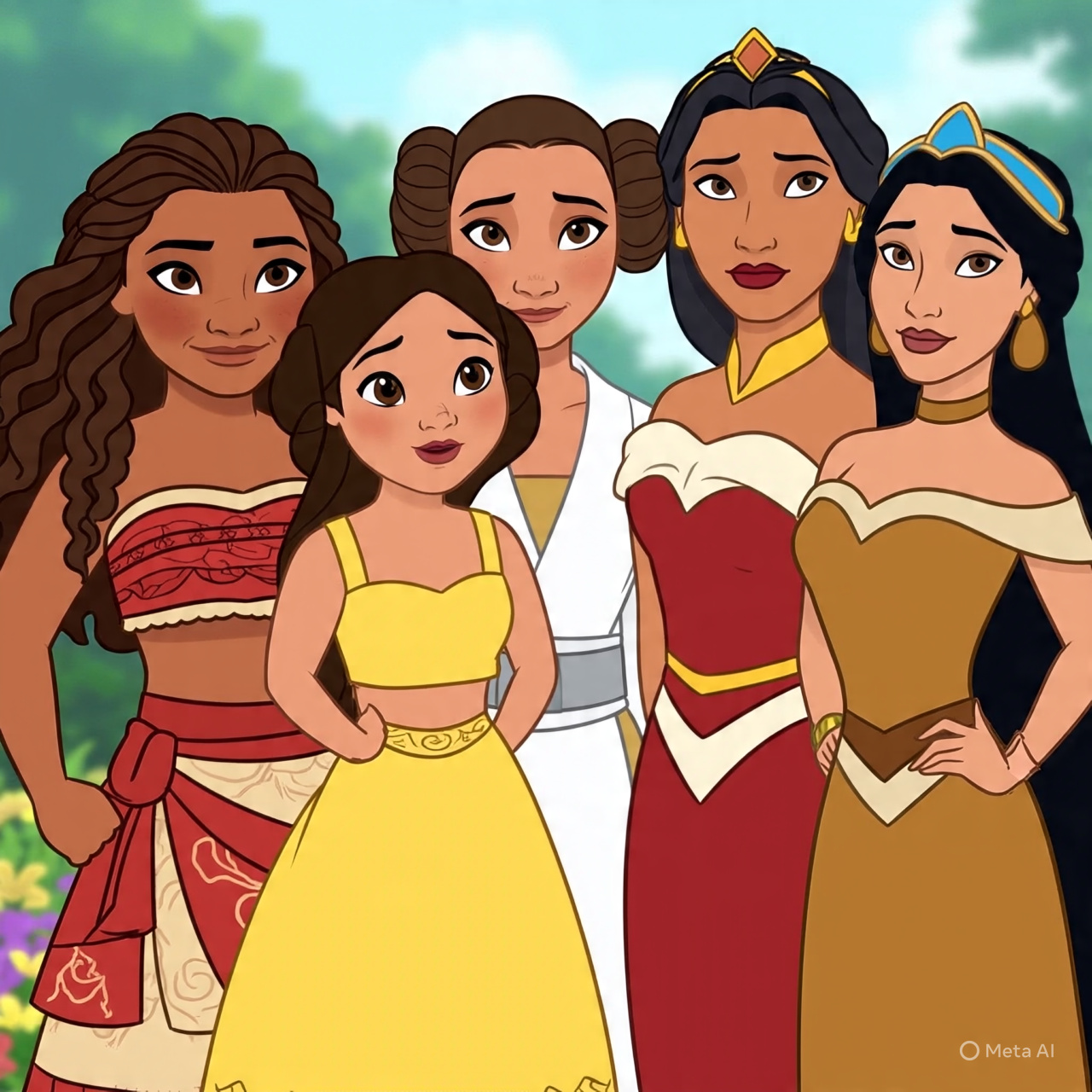 Pretty Princesses Blank Meme Template