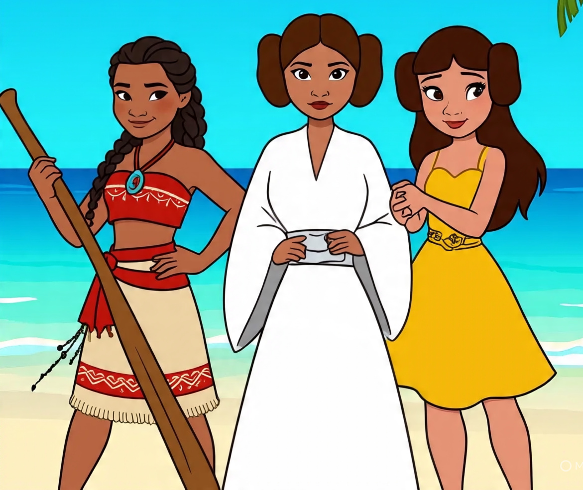 Princess Leia and Friends Blank Meme Template