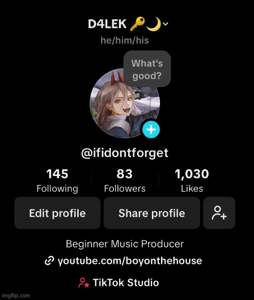 tiktok account review | made w/ Imgflip meme maker