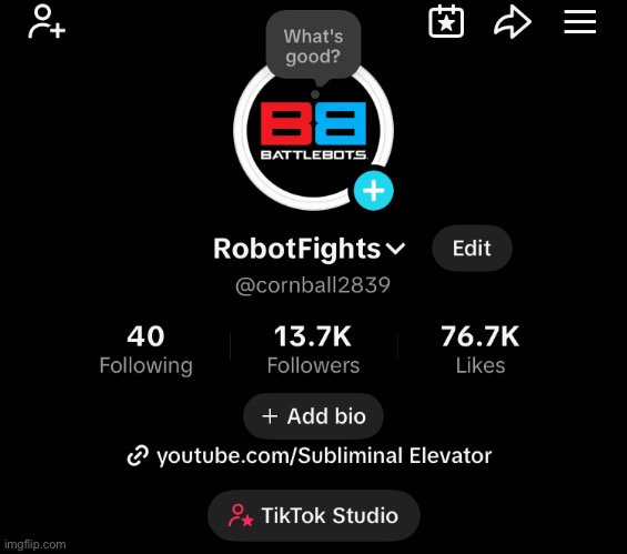 TikTok account check | made w/ Imgflip meme maker