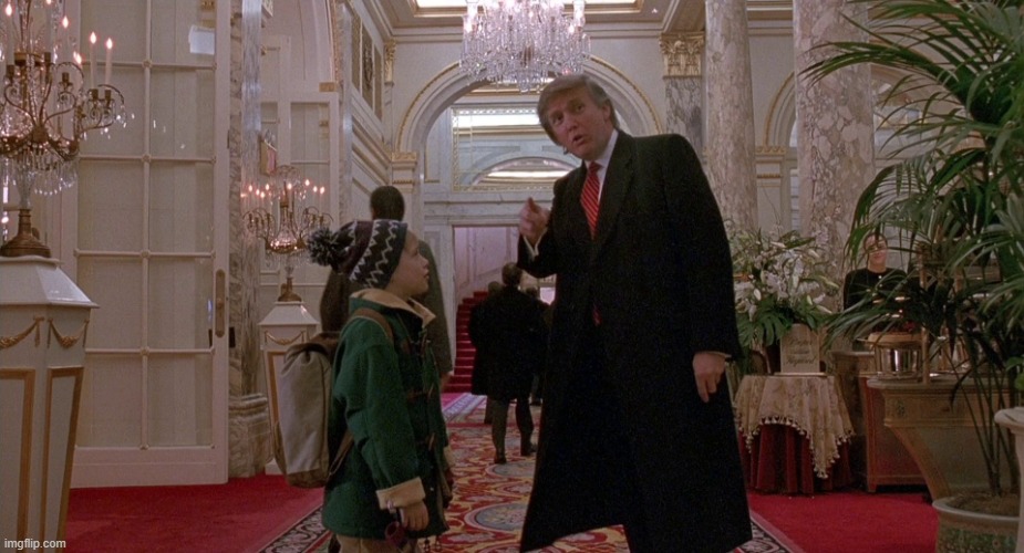 Donald Trump Home Alone 2 | image tagged in donald trump home alone 2 | made w/ Imgflip meme maker