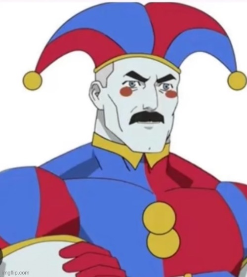 Pomni-Man | image tagged in pomni-man | made w/ Imgflip meme maker