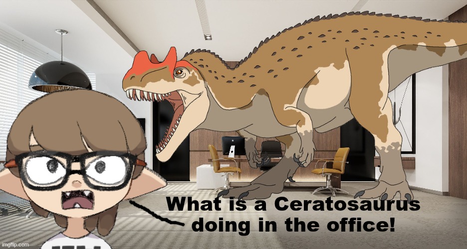 Ceratosaurus.mp3 | image tagged in paleo | made w/ Imgflip meme maker
