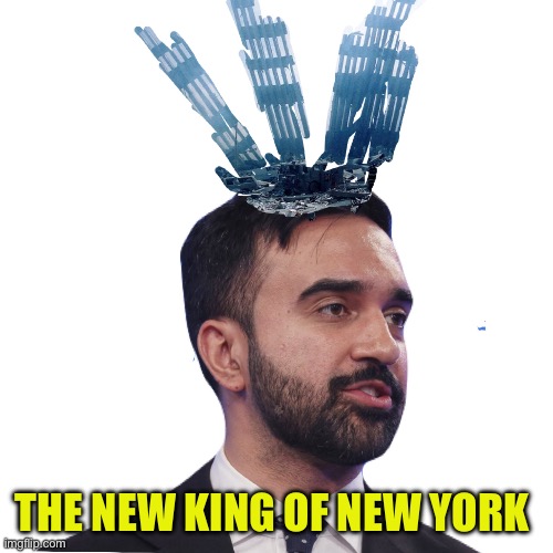 The new king of New York | THE NEW KING OF NEW YORK | image tagged in new york,mayor,democrats | made w/ Imgflip meme maker