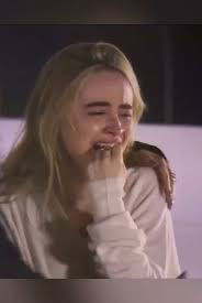 Sabrina Carpenter Crying Blank Meme Template