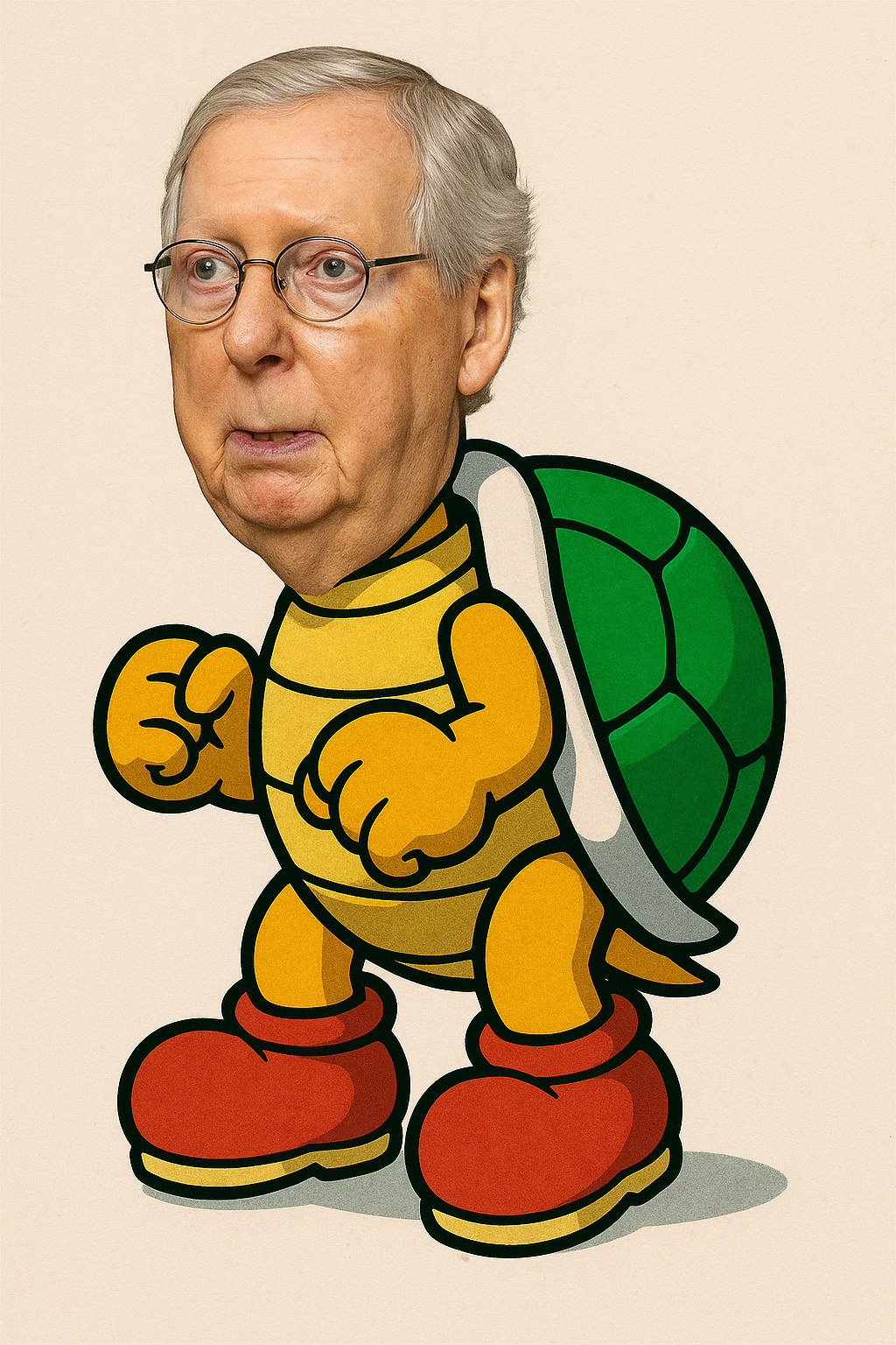 Mitch McConnell is a turtle Blank Meme Template
