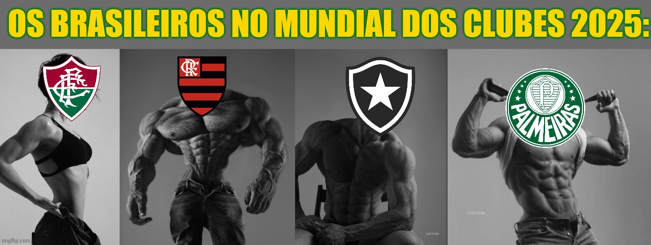 Brasileirão Série A Betano >>>> LALIGA EA SPORTS, Premier League, Serie A Enilive, Bundesliga, Ligue 1 McDonald's fr fr ong | OS BRASILEIROS NO MUNDIAL DOS CLUBES 2025: | image tagged in giga chad girl,gigachad,club world cup,brazil,futebol,sports | made w/ Imgflip meme maker