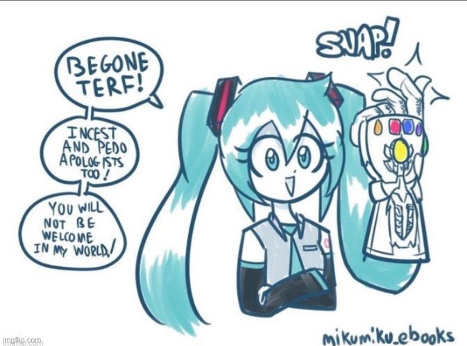 Absolute cinema | image tagged in hatsune miku | made w/ Imgflip meme maker