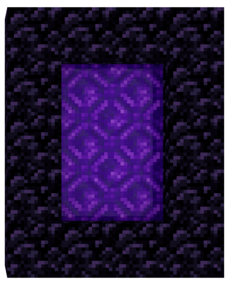 Minecraft Nether Portal Blank Meme Template