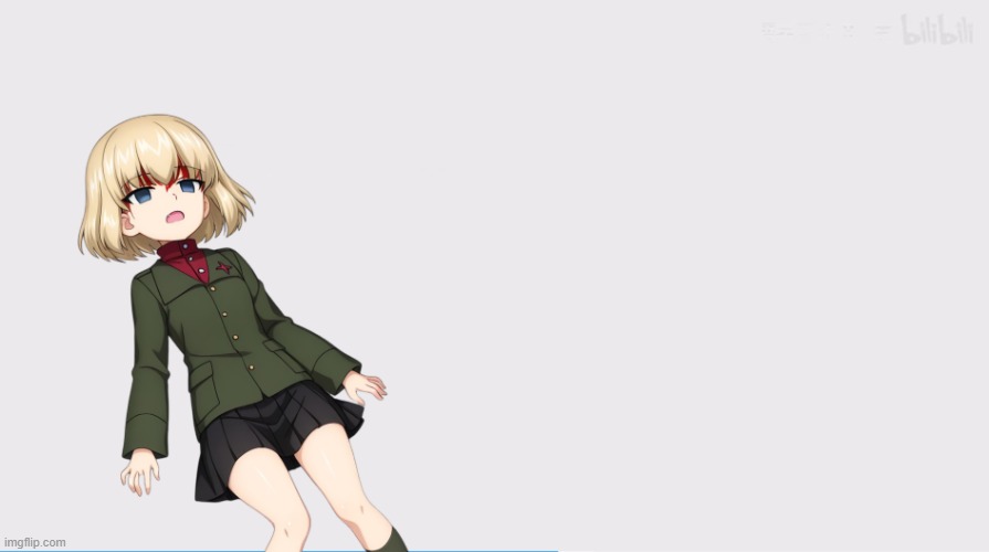 Katyusha death | image tagged in pocoyo wallpaper in windows | made w/ Imgflip meme maker
