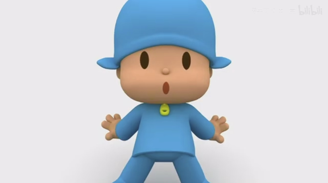 Pocoyo Shocked Blank Meme Template