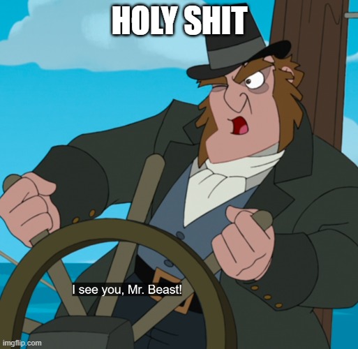 phineas and ferb predicted mr breast | HOLY SHIT | made w/ Imgflip meme maker