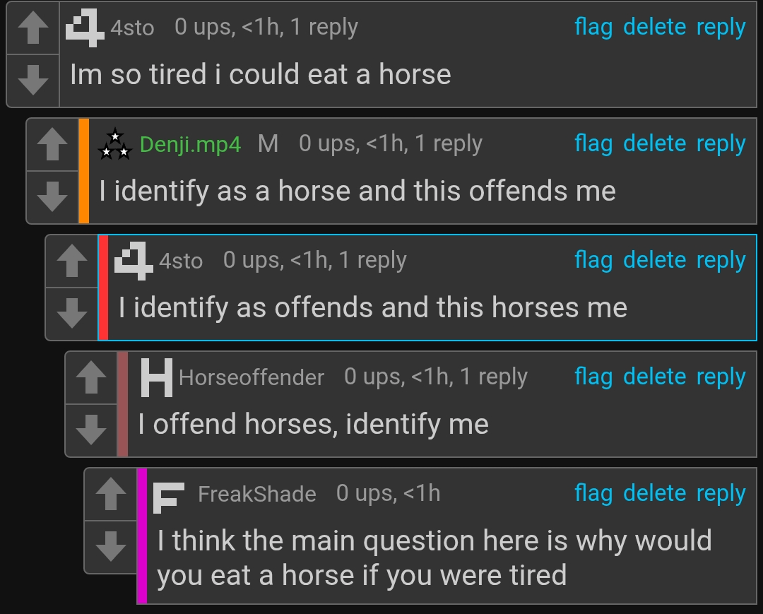 Horse Offender Blank Meme Template