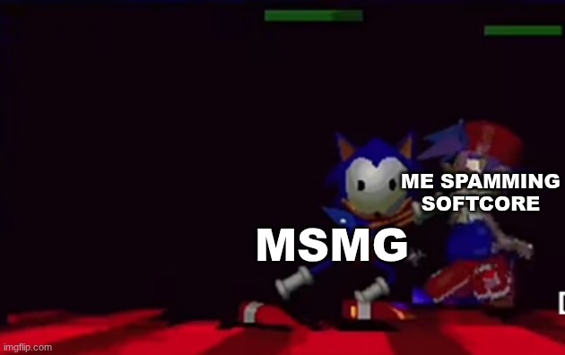 rewrite putting bf in chokehold | ME SPAMMING SOFTCORE; MSMG | image tagged in rewrite putting bf in chokehold | made w/ Imgflip meme maker