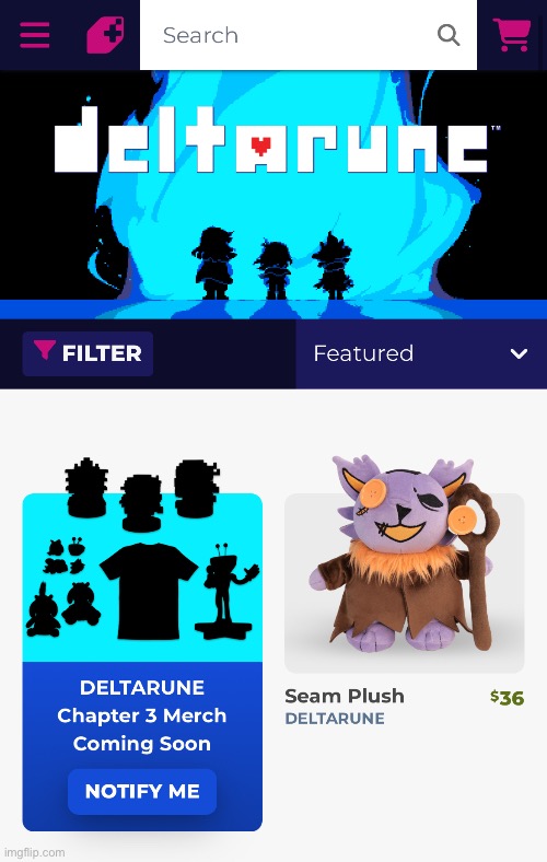 WE ARE GETTING DELTARUNE CHAPTER THREE MERCH!!!!!!(HOLY MOTHER OF CHEESE! -street) | image tagged in deltarune | made w/ Imgflip meme maker