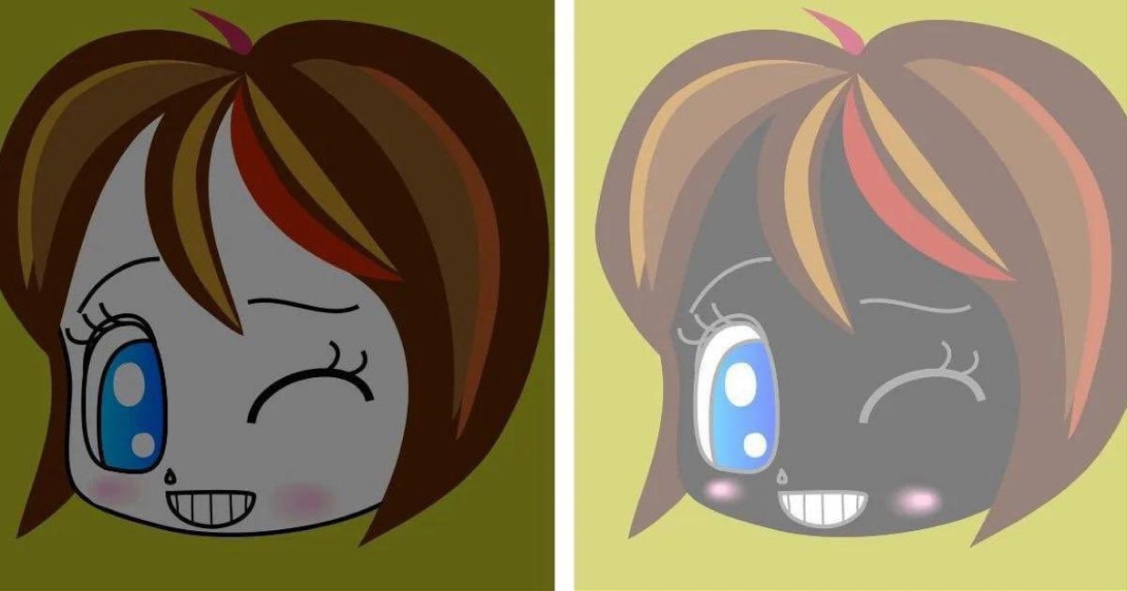 Same face color Blank Meme Template