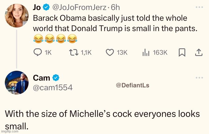 Sorry but this is hilarious. | image tagged in moochelle obama,dick jokes,tired of hearing about transgenders,michelle obama,bubba and barack | made w/ Imgflip meme maker