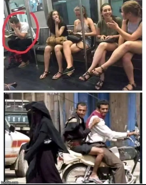it's not about how they dress, maybe Muslim governments need to discipline men instead of covering women | made w/ Imgflip meme maker