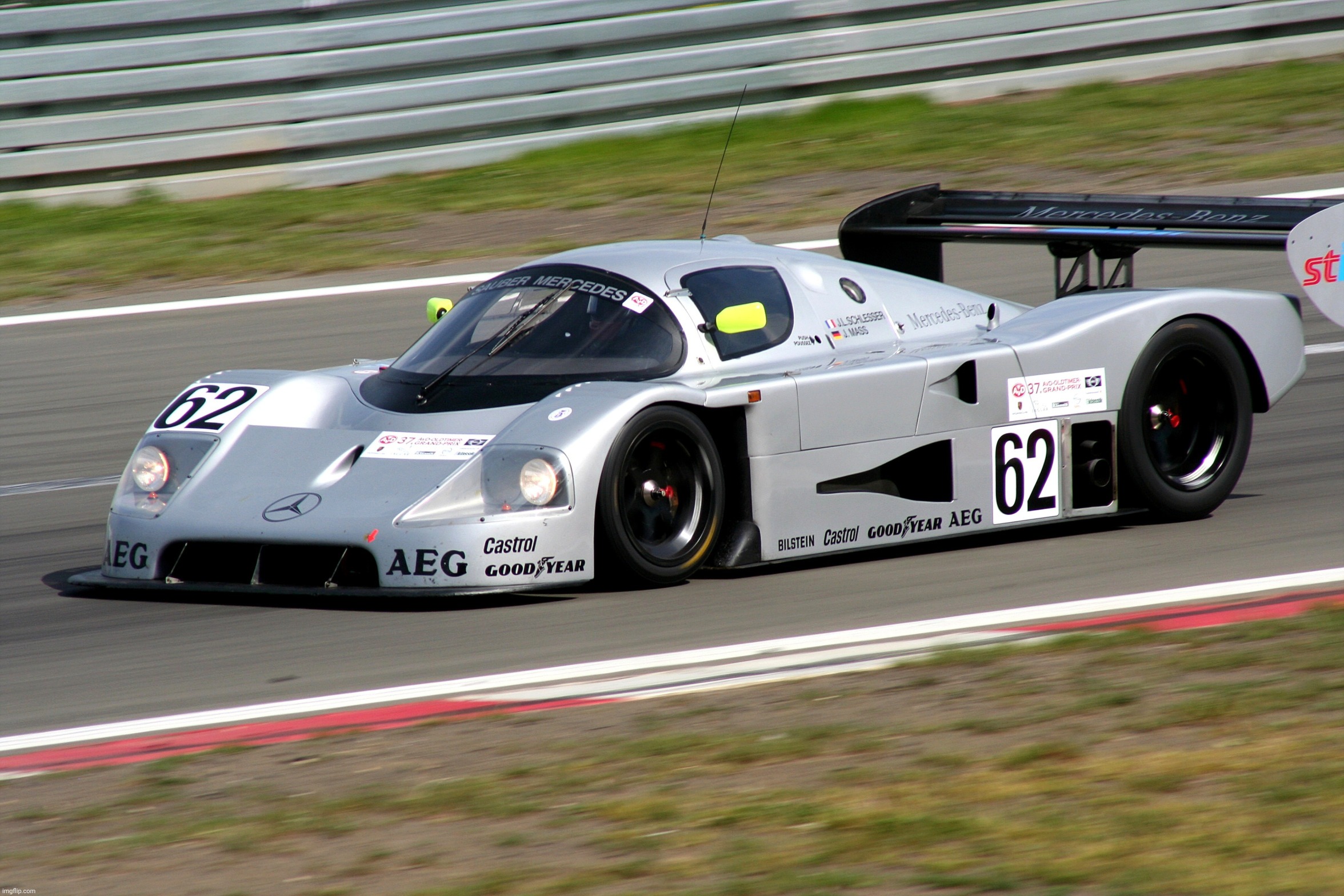 Mercedes Sauber C9 LeMans Prototype | image tagged in mercedes sauber c9,lemans,cars,mercedes,autosport | made w/ Imgflip meme maker