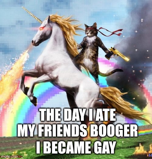 GAY DUCK | THE DAY I ATE MY FRIENDS BOOGER; I BECAME GAY | image tagged in memes,welcome to the internets | made w/ Imgflip meme maker