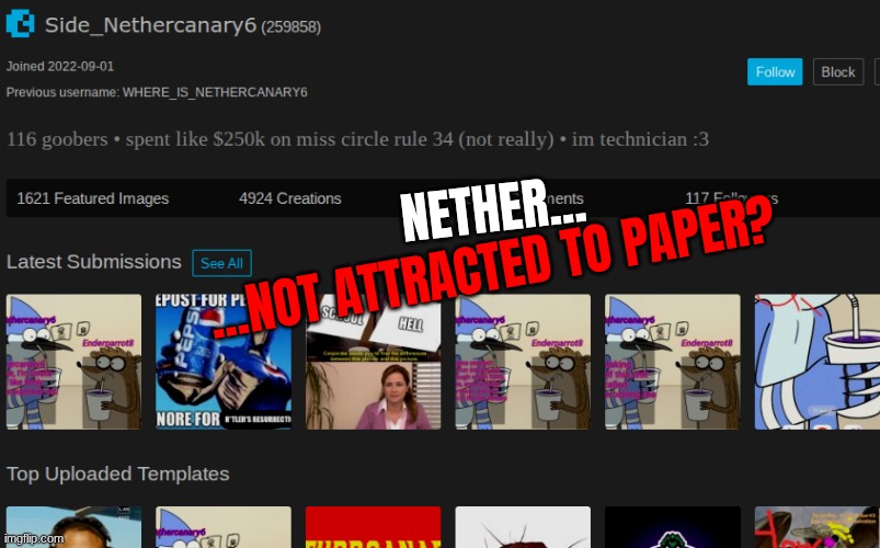 first one to be suggested by the mentioned user | made w/ Imgflip meme maker