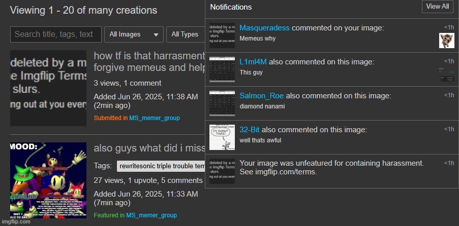 fucking mod abuse | made w/ Imgflip meme maker