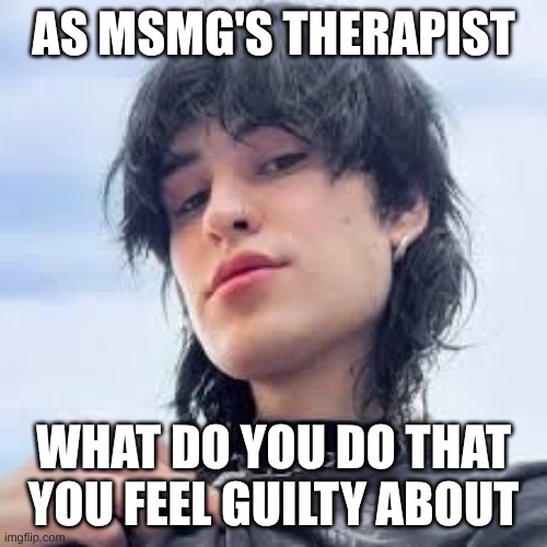 Jake webber | AS MSMG'S THERAPIST; WHAT DO YOU DO THAT YOU FEEL GUILTY ABOUT | image tagged in jake webber | made w/ Imgflip meme maker