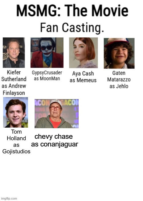 chevy chase 
as conanjaguar | made w/ Imgflip meme maker