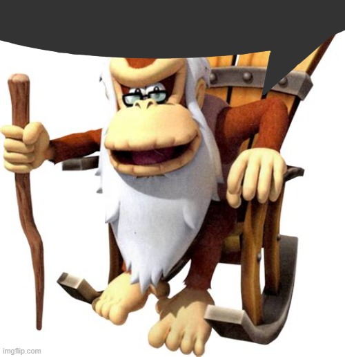 Cranky Kong | image tagged in cranky kong | made w/ Imgflip meme maker
