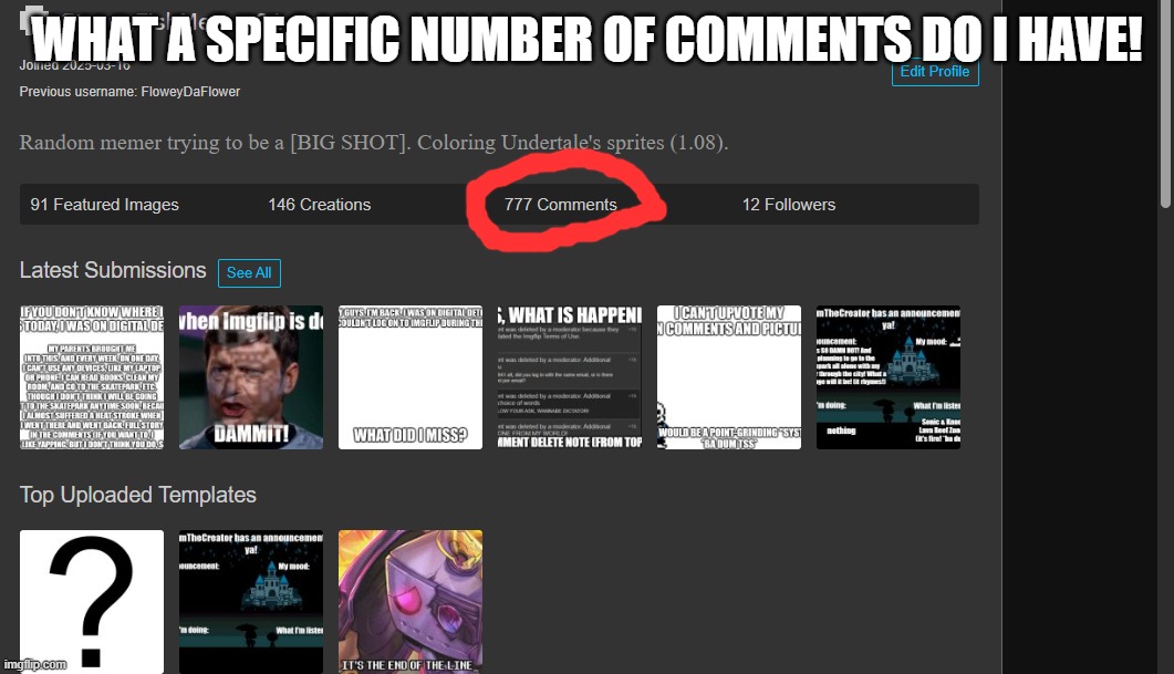 I'm feeling lucky (/j) | WHAT A SPECIFIC NUMBER OF COMMENTS DO I HAVE! | image tagged in specific,no more tags | made w/ Imgflip meme maker