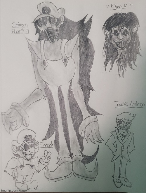 Aethos (Crimson Mix) | image tagged in horrorbrew,fnf,drawing | made w/ Imgflip meme maker