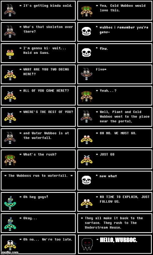 Yaya! (Undertale S2E10) | image tagged in wubboc's textboxes | made w/ Imgflip meme maker
